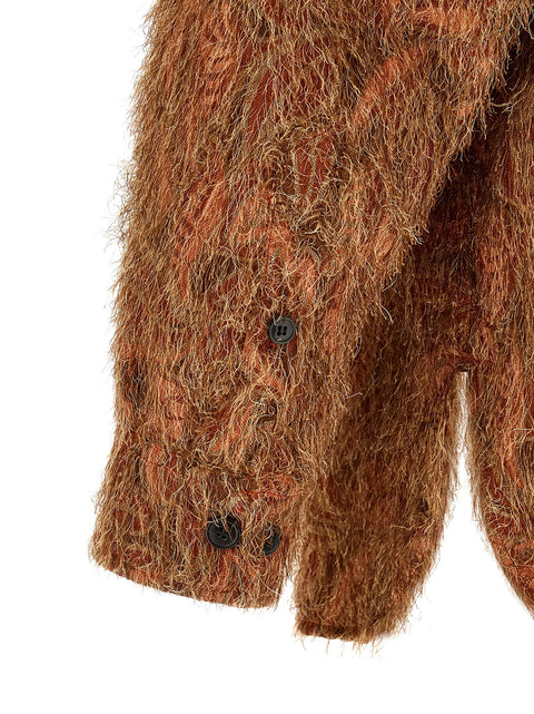 Dries Van Noten Shaggy Fringed Shirt