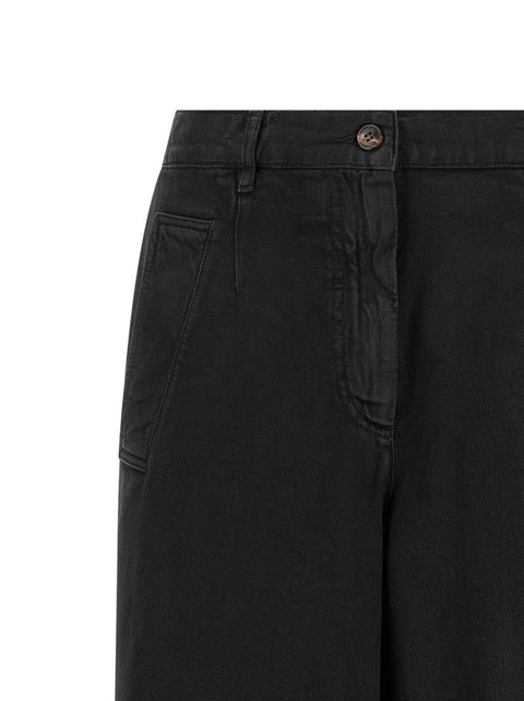 Dries Van Noten Loose Cotton Trousers