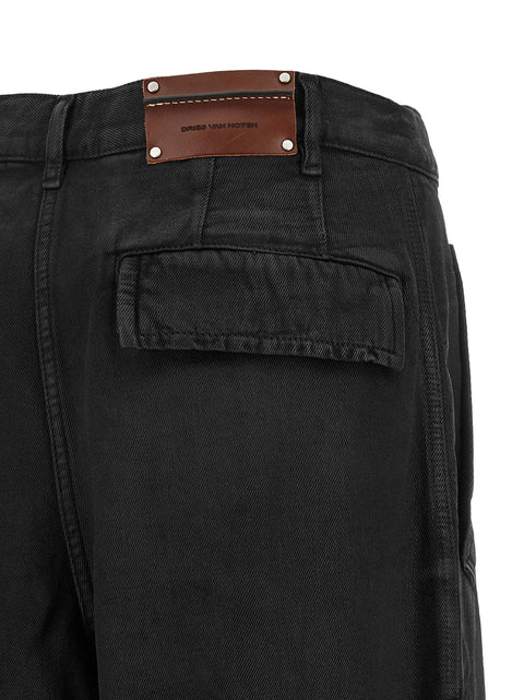 Dries Van Noten Loose Cotton Trousers