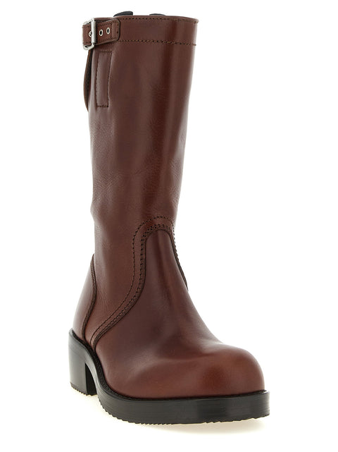Dries Van Noten Biker Boots