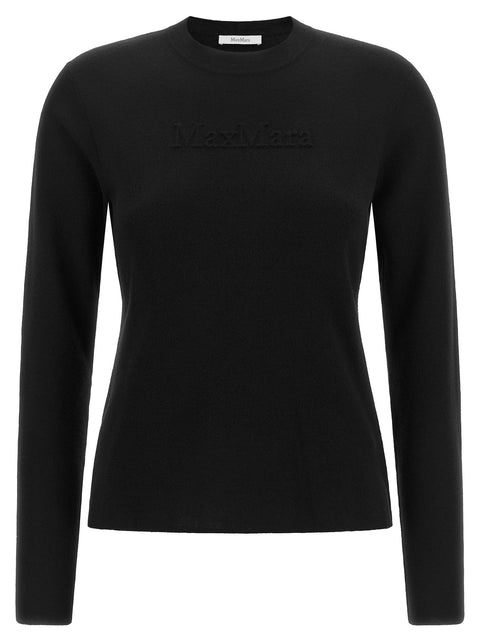 Max Mara Manto Sweater With Embossed Logo
