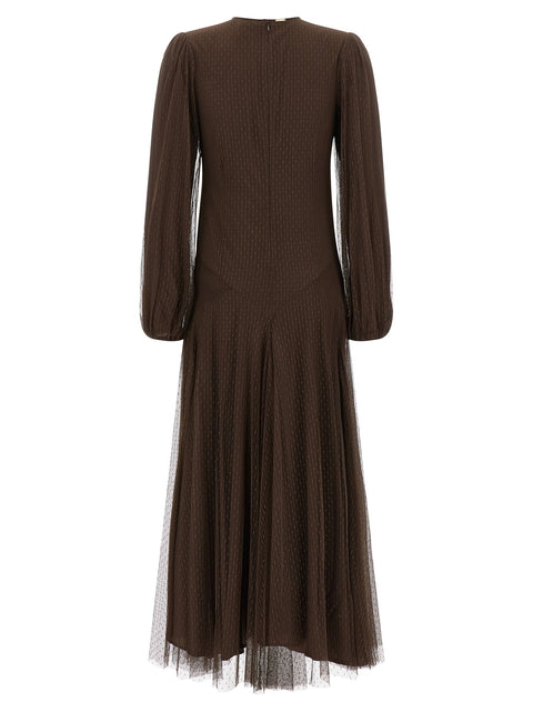 Twin Set Tulle Plumetis Dress
