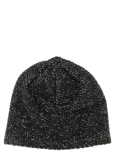 Maison Michel Jude Beanie With Micro Sequins