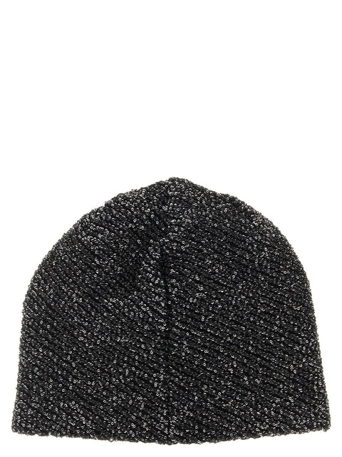 Maison Michel Jude Beanie With Micro Sequins