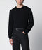 Roberto Collina Black wool crew-neck knit sweater