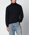Roberto Collina Navy blue wool turtleneck sweater