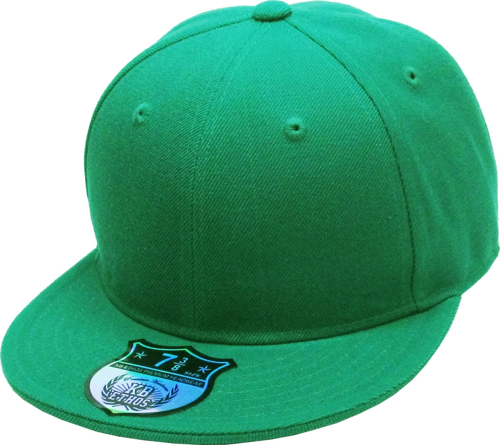 Fitted Flat Brim Kgn-Accessories Caps-KBETHOS-6 7/8-Urbanheer