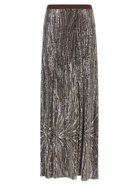 Paco Rabanne Sequin And Pearl Skirt