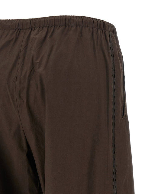 Yves Salomon Leather Insert Pants