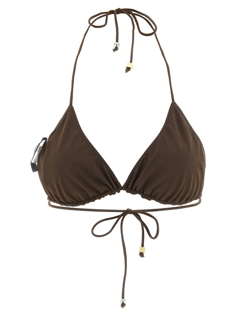 Jacquemus Le Haut De Plage Triangle Bikini Top