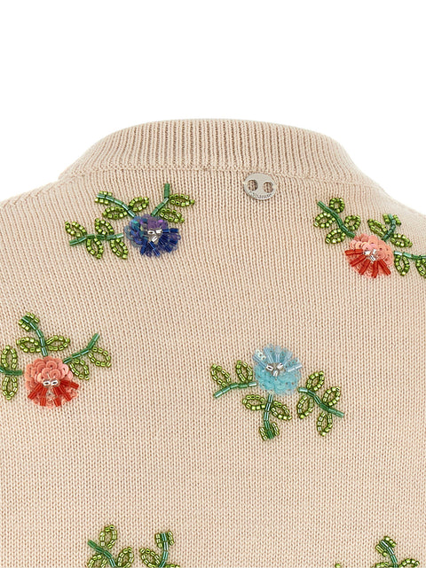 Paco Rabanne Sweater With Beads Embroidery