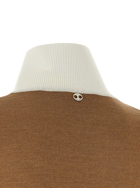 Paco Rabanne Sweater With Perforated Intarsia