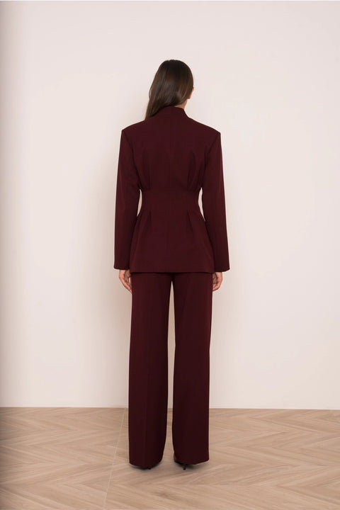 Ori Belted Peplum Jacket