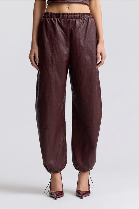 Faux-Ever Leather Joggers
