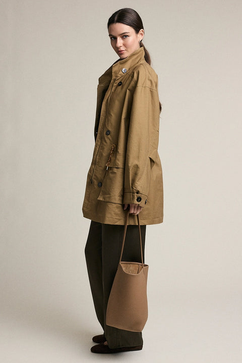 Stand Collar Utility Field Jacket