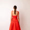 Alexa Stretch Strapless Puffball Midi Dress Orange-Dress-Amy Lynn-S-Urbanheer