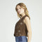 Chocolate Suede Studded Vest-Clothing - Women-Driftwood-XS-Urbanheer