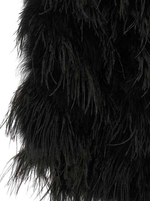 Yves Salomon Feather Caban