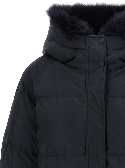 Army Yves Salomon Fox Fur Finishing Down Jacket