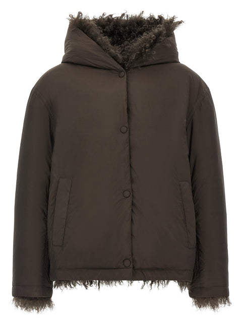 Army Yves Salomon Reversible Fur Down Jacket