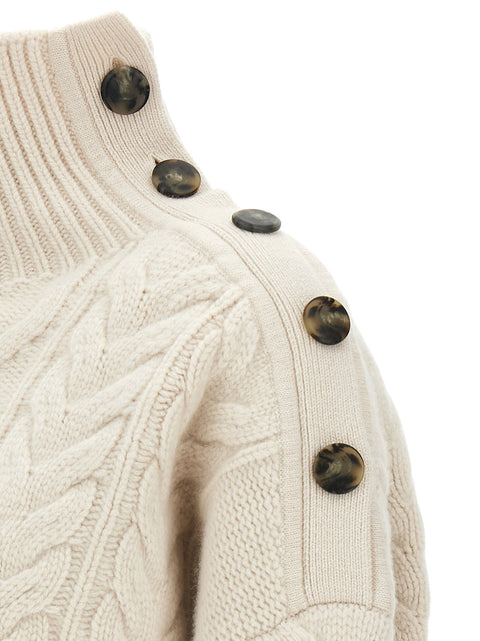 Yves Salomon Braided Sweater
