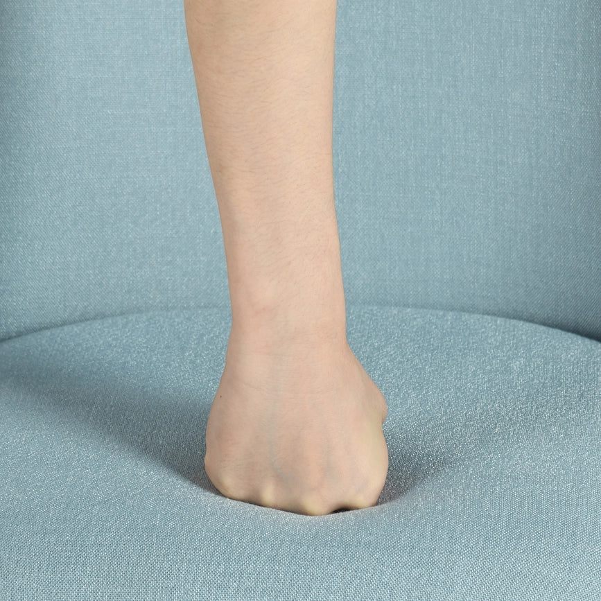 27in Swivel Counter Barstools Fabric -Blue-Table & Bar Stools-39F Inc.-Blue-Urbanheer