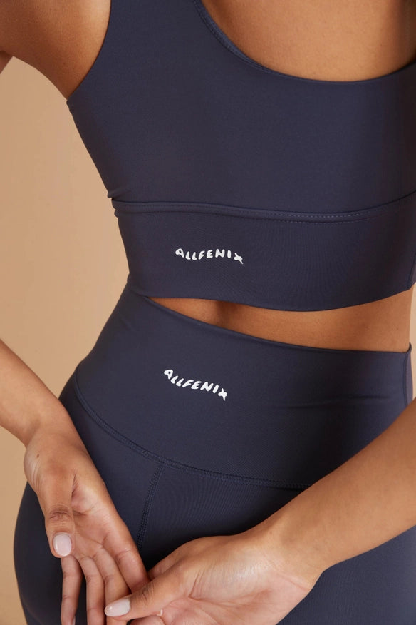 Madison Racerback Bra (Navy)-Sports bra-All Fenix-XS-Urbanheer