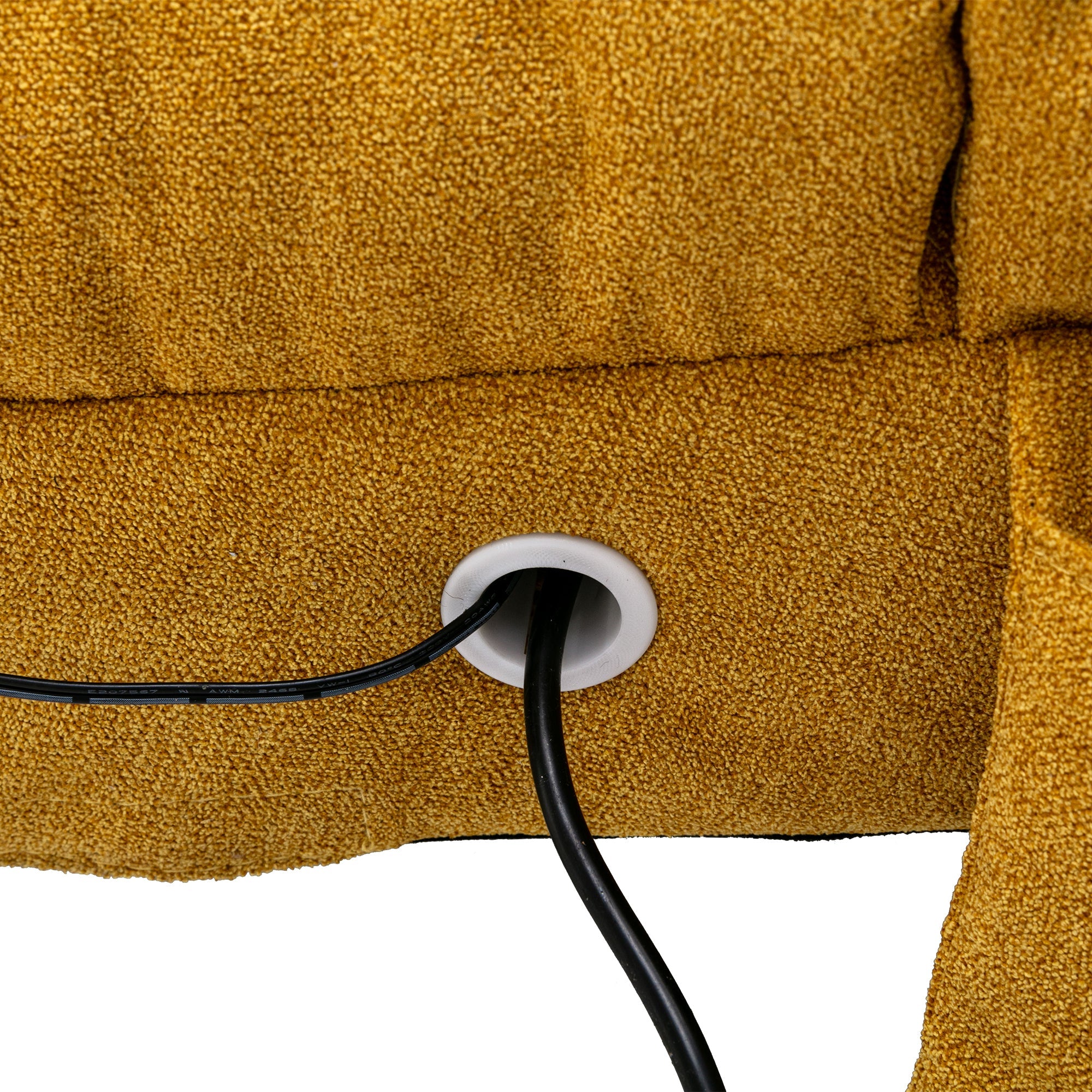 Linen Chaise Lounge Modern Message Chair-Accent Chair-G-BlakHom-Urbanheer