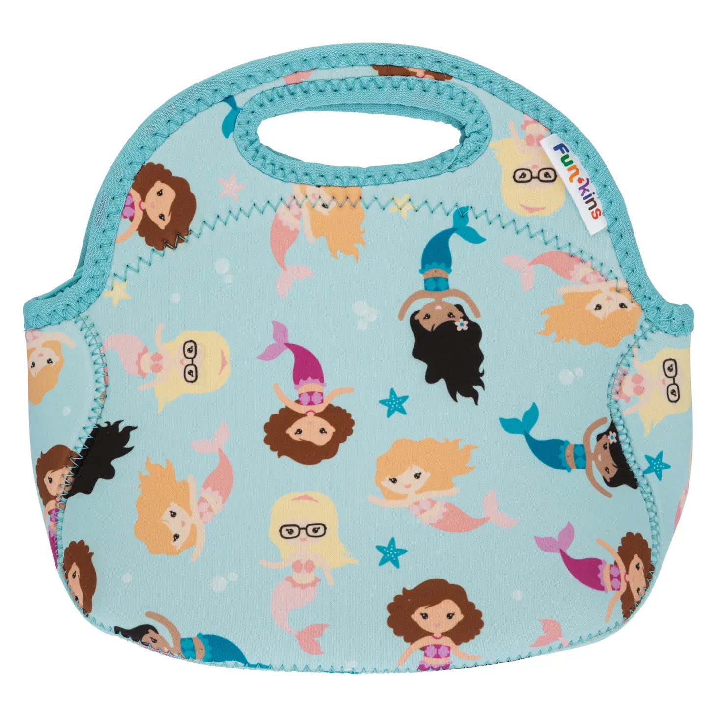 Small, Machine Washable Lunch Bag For Kids - Mermaids-My Funkins-Urbanheer