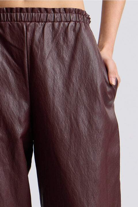 Faux-Ever Leather Joggers
