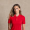 JERSEY polo-style jumper.