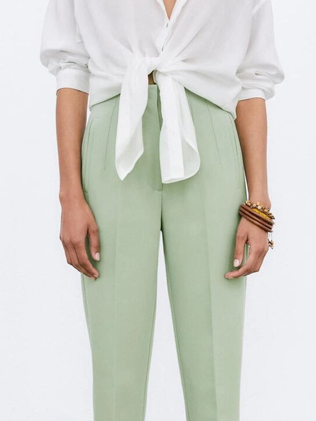 Women Formal Pants "Zara's Best Seller" 25 Color Available-Pants-Heer Decor-XS-LG-Urbanheer