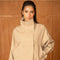 Urban Short Oversized Trench-Style Jacket with A Wrap Collar