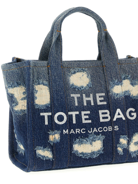 Marc Jacobs The Rip And Repair Denim Small Tote Shopping Bag