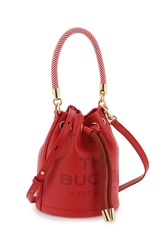 Marc Jacobs 'The Leather Mini Bucket Bag'-Accessories Bags-Marc jacobs-Red-os-Urbanheer