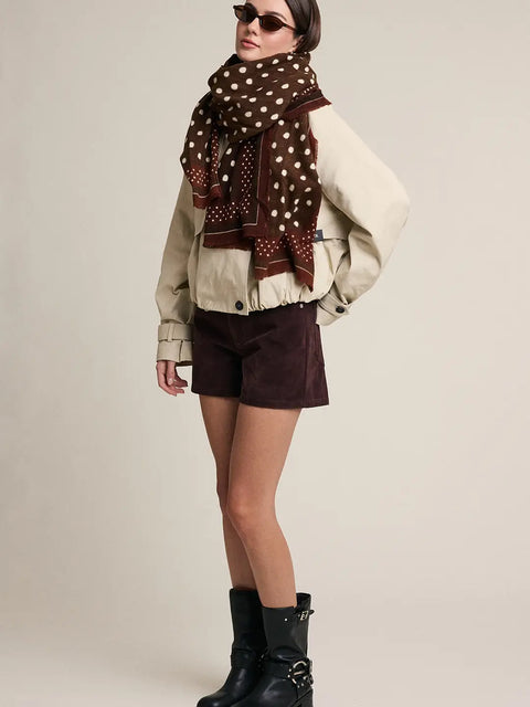 Modern Cape Short Jacket