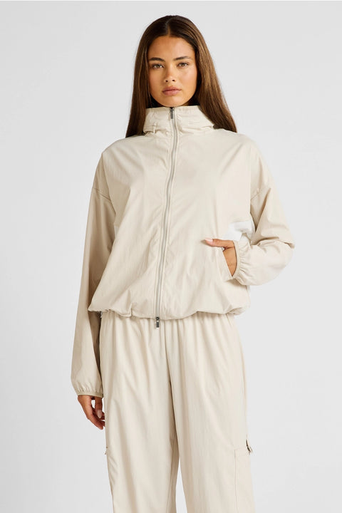 Spray Paneled Windbreaker