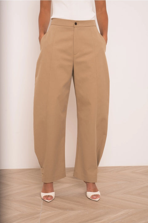 Utility Balloon Pants with A Fastening At the Hem