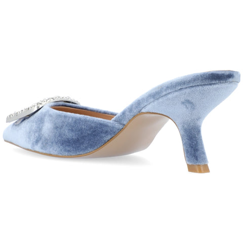 Journee Collection Women's Rishie Pump Blue-Shoes Pumps-Journee Collection-5.5-Urbanheer