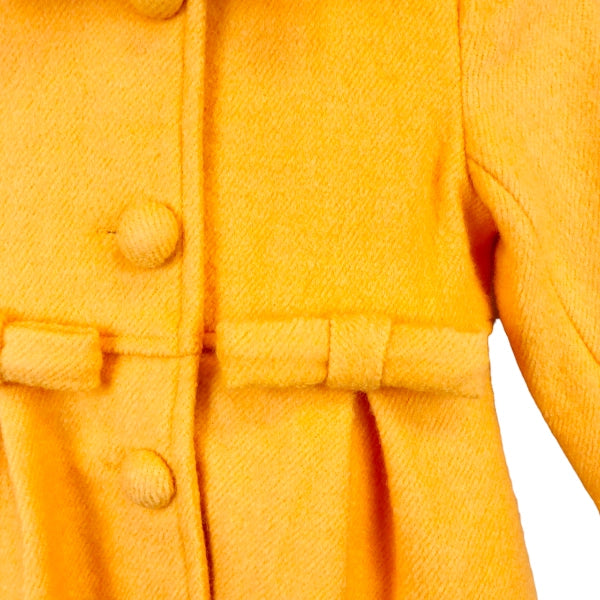 Wooly Dress Coat With Bows-doe a dear-2-Urbanheer