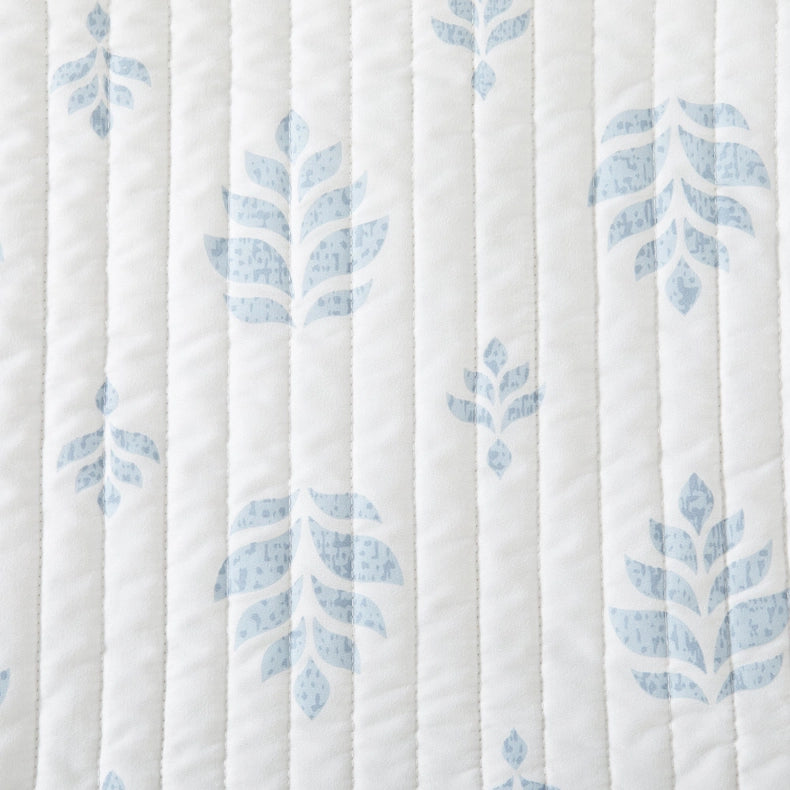 3-Piece French Floral Quilt - Colette Collection-Set-BH Collective-Full / Queen-Colette - Blue-Urbanheer