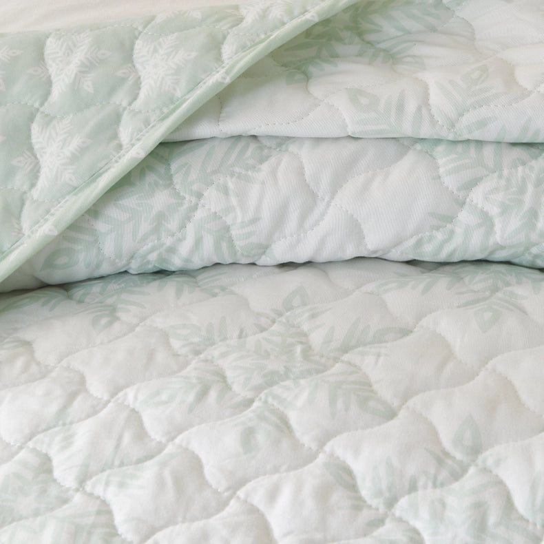 3 Piece Large Snowflake Quilt - Noemi Collection-Set-BH Collective-Full / Queen-Large Snowflake-Urbanheer