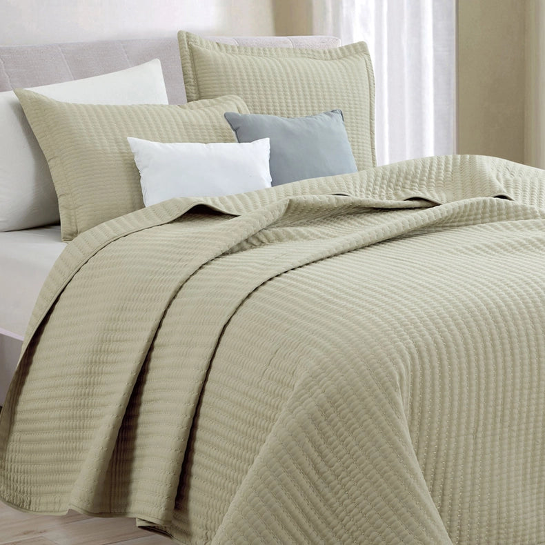 3-Piece Solid Quilt - Alicia Collection Eucaplytus-Set-BH Collective-Full / Queen-Eucaplytus-Urbanheer