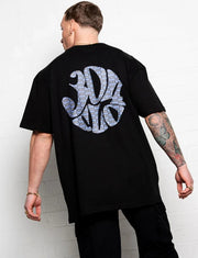 304 Mens Blue Tile T-Shirt Black-T-Shirts-304 Clothing-XS-Urbanheer