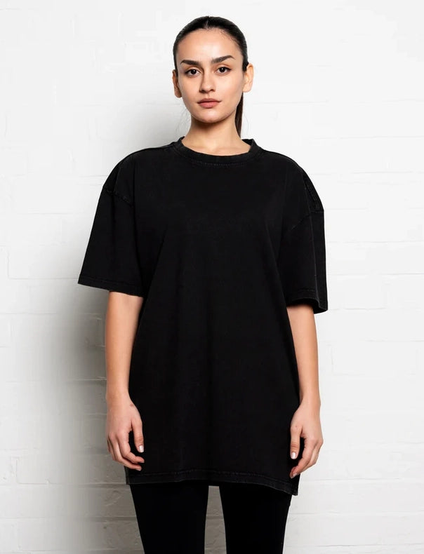 304 Women's Official T-Shirt Acid Wash Black-T-Shirts-304 Clothing-XS-Urbanheer