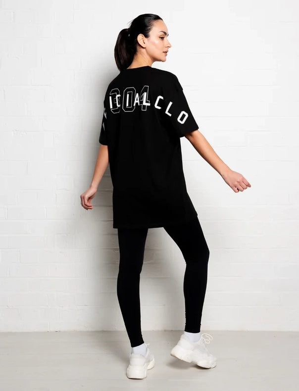 304 Women's Official T-Shirt Black (Oversized) from 304 Clothing