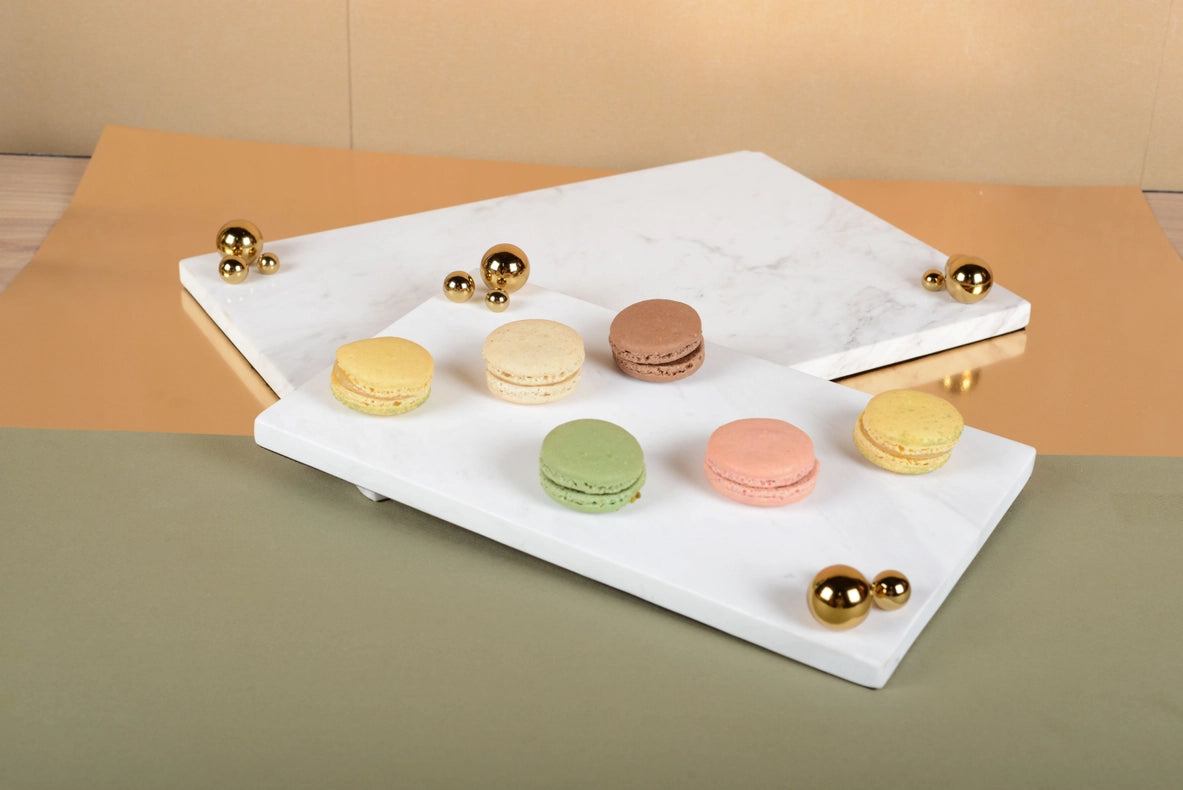 30x18x4cm Rectangular Marble Tray-Tray-AULICA-30x18x4-Urbanheer