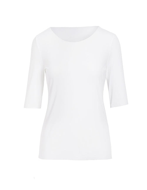 Egi Luxury Cotton Underwear Invisible Seamless Clean-Cut Scoop Neck-Byzantium Hemera-Small - Medium-Bianco-Urbanheer