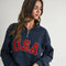 Quarter Zip Long Sleeve Sweatshirt