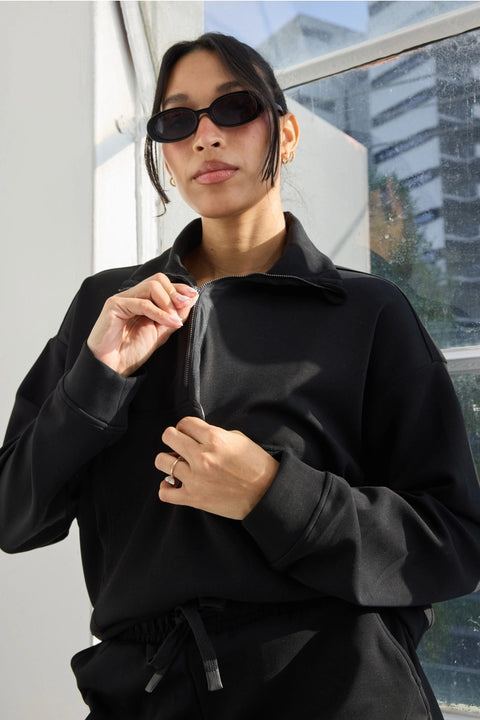 Soft Luxury 1/2 Zip Sweater